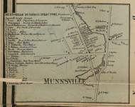 Munnsville, New York 1859 Old Town Map Custom Print - Madison Co.