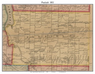 Penfield, New York 1852 Old Town Map Custom Print - Monroe Co.