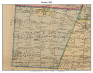 Sweden, New York 1852 Old Town Map Custom Print - Monroe Co.