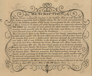 County Description, New York 1852 Old Town Map Custom Print - Monroe Co.