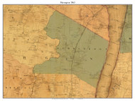 Harrington, New Jersey 1863 Old Town Map Custom Print - NYC Vicinity