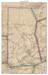 Annsville, New York 1852 Old Town Map Custom Print - Oneida Co.