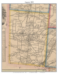 Augusta, New York 1852 Old Town Map Custom Print - Oneida Co.