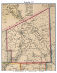 Boonville, New York 1852 Old Town Map Custom Print - Oneida Co.