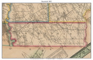 Deerfield, New York 1852 Old Town Map Custom Print - Oneida Co.