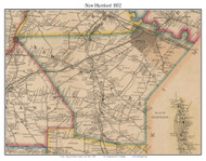New Hartford, New York 1852 Old Town Map Custom Print - Oneida Co.