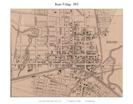 Rome Village, New York 1852 Old Town Map Custom Print - Oneida Co.