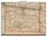 Sangerfield, New York 1852 Old Town Map Custom Print - Oneida Co.