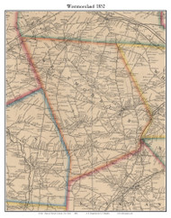 Westmoreland, New York 1852 Old Town Map Custom Print - Oneida Co.