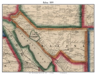 Salina, New York 1859 Old Town Map Custom Print - Onondaga Co.