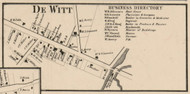 Dewitt Village, New York 1859 Old Town Map Custom Print - Onondaga Co.