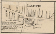 Lafayette Village, New York 1859 Old Town Map Custom Print - Onondaga Co.