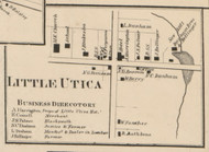 Little Utica, New York 1859 Old Town Map Custom Print - Onondaga Co.