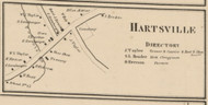 Hartsville, New York 1859 Old Town Map Custom Print - Onondaga Co.