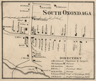 South Onondaga, New York 1859 Old Town Map Custom Print - Onondaga Co.