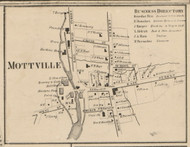 Mottville, New York 1859 Old Town Map Custom Print - Onondaga Co.
