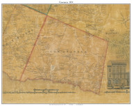 Constantia, New York 1854 Old Town Map Custom Print - Oswego Co.
