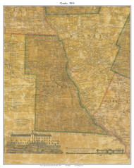 Granby, New York 1854 Old Town Map Custom Print - Oswego Co.