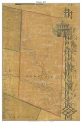 Redfield, New York 1854 Old Town Map Custom Print - Oswego Co.