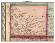 Providence, New York 1856 Old Town Map Custom Print - Saratoga Co.