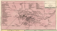 Trumansburg, New York 1853 Old Town Map Custom Print - Tompkins Co.