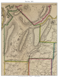 Fort Ann, New York 1853 Old Town Map Custom Print - Washington Co.