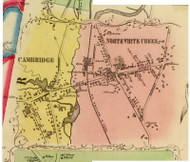 North White Creek, New York 1853 Old Town Map Custom Print - Washington Co.