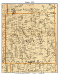 Butler, New York 1858 Old Town Map Custom Print - Wayne Co.