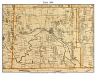 Galen, New York 1858 Old Town Map Custom Print - Wayne Co.