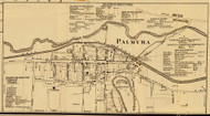 Palmrya Village, New York 1858 Old Town Map Custom Print - Wayne Co.
