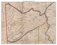 Hamiltonban Township, Pennsylvania 1858 Old Town Map Custom Print - Adams Co.