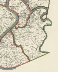 Elizabeth Township, Pennsylvania 1898 Old Town Map Custom Print - Allegheny Co.