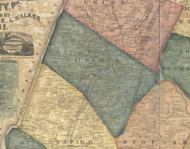 St. Clair Township, Pennsylvania 1861 Old Town Map Custom Print - Bedford Co.