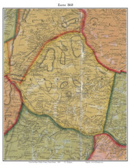Exeter Township, Pennsylvania 1860 Old Town Map Custom Print - Berks Co.