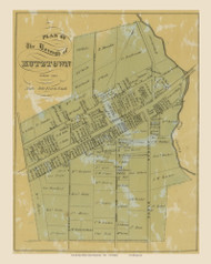 Borough of Kutztown, Pennsylvania 1860 Old Town Map Custom Print - Berks Co.