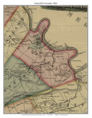 Schuylkill Township, Pennsylvania 1856 Old Town Map Custom Print - Chester Co.
