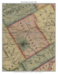 West Goshen Township, Pennsylvania 1856 Old Town Map Custom Print - Chester Co.