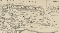 Lykins Township, Pennsylvania 1858 Old Town Map Custom Print - Dauphin Co.