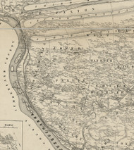 Swatara Township, Pennsylvania 1858 Old Town Map Custom Print - Dauphin Co.