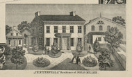 Jonas Miller Residence - Dauphin Co., Pennsylvania 1858 Old Town Map Custom Print - Dauphin Co.