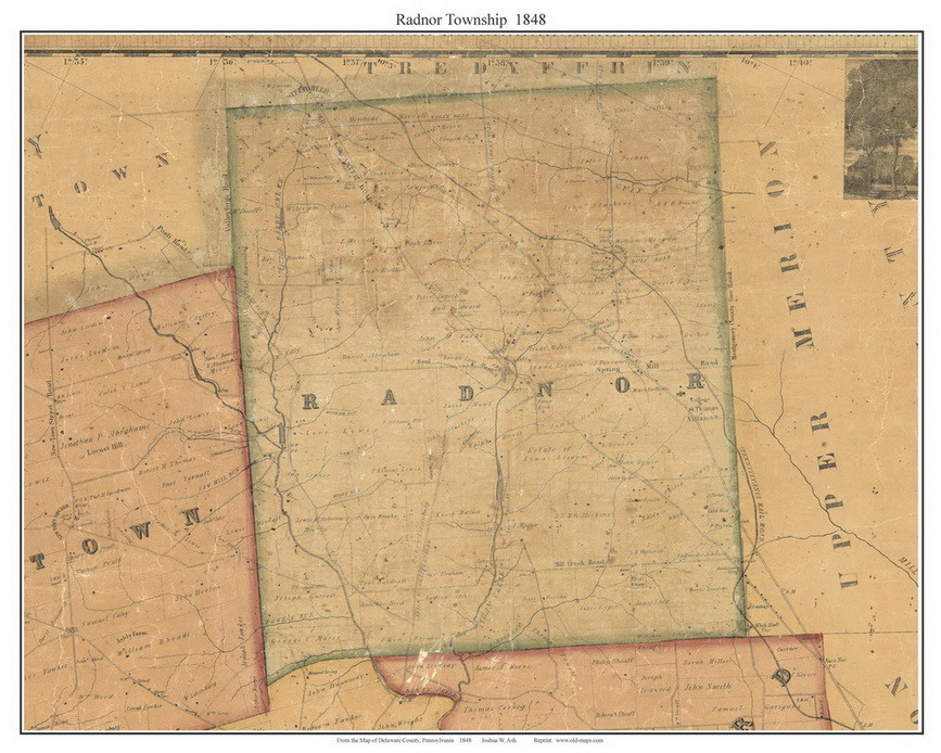 radnor township map