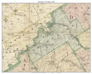 Thornbury Township, Pennsylvania 1876 Old Town Map Custom Print - Delaware Co.