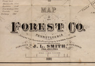 Title of Source Map - Forest Co., Pennsylvania 1881 - NOT FOR SALE - Forest Co.