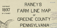 Title of Source Map - Greene Co., Pennsylvania 1897 - NOT FOR SALE - Greene Co.