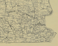 Dunkard Township, Pennsylvania 1897 Old Town Map Custom Print - Greene Co.