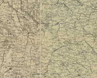 Franklin Township, Pennsylvania 1897 Old Town Map Custom Print - Greene Co.