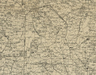 Jackson Township, Pennsylvania 1897 Old Town Map Custom Print - Greene Co.