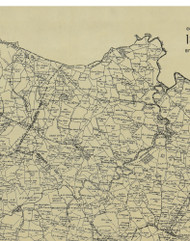 Morgan Township, Pennsylvania 1897 Old Town Map Custom Print - Greene Co.