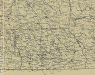 Perry Township, Pennsylvania 1897 Old Town Map Custom Print - Greene Co.