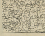 Springhill Township, Pennsylvania 1897 Old Town Map Custom Print - Greene Co.